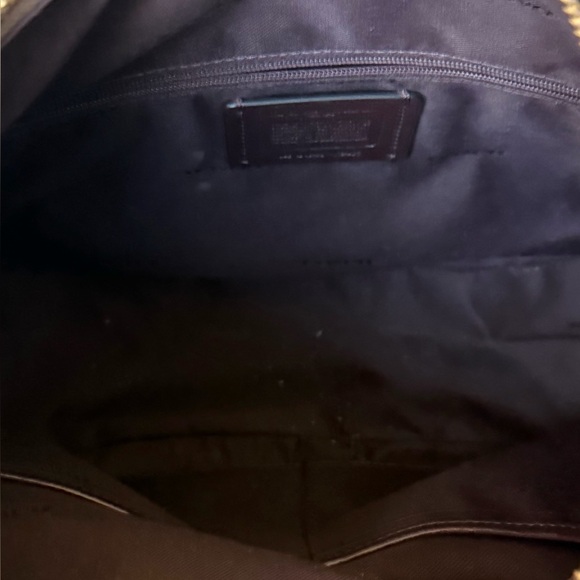 Coach Sutton Hobo Bag Polished Pebble Leather Scallop Rivets Crossbody Style7643 - Picture 13 of 15